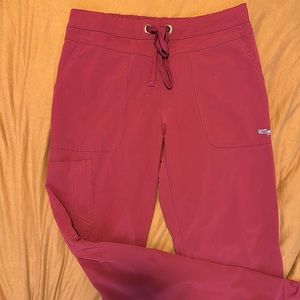 Greys Anatomy Red scrub pants size small